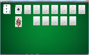 A game of Frog in SolSuite Solitaire