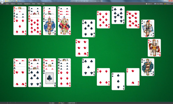 A game of Grandfather's Clock in SolSuite Solitaire