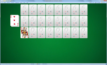 A game of Laggard Lady in SolSuite Solitaire