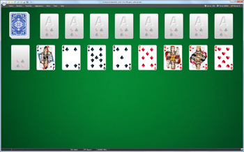 A game of Miss Milligan in SolSuite Solitaire