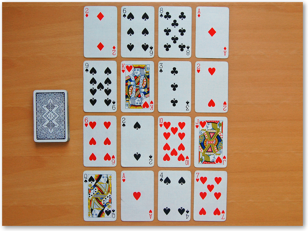 Fifteens Solitaire - Screenshot