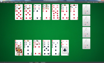A game of Baker's Dozen in SolSuite Solitaire