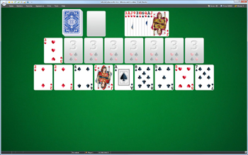 A game of Blondes and Brunettes in SolSuite Solitaire