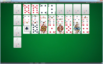 A game of Eight Off in SolSuite Solitaire