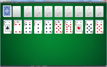 A game of Indian in SolSuite Solitaire